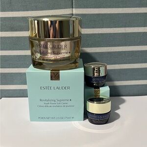 Estee Lauder Revitalizing Supreme+ Youth Power Soft Creme 2.5oz + 2 travel night
